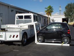 Smart Car on Platform Loader