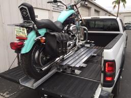 Motorcycle Loader tailgate on