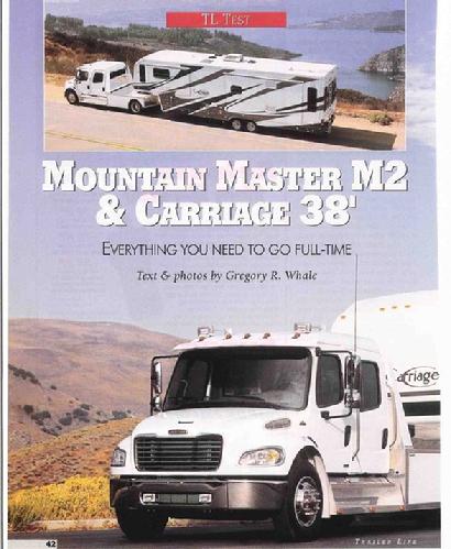 Freightliner M2 feature article in Trailer Life Magazine